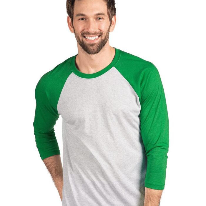 Unisex Triblend Three-Quarter Raglan T-Shirt Thumbnail